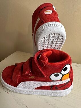 Puma Elmo Shoes Size 10C Limited Edition Rare
